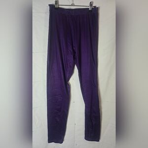 Purple Satin Pants